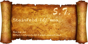 Steinfeld Tímea névjegykártya